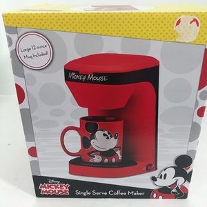 Disney Mickey Mouse Single Serve Coffee Maker New
